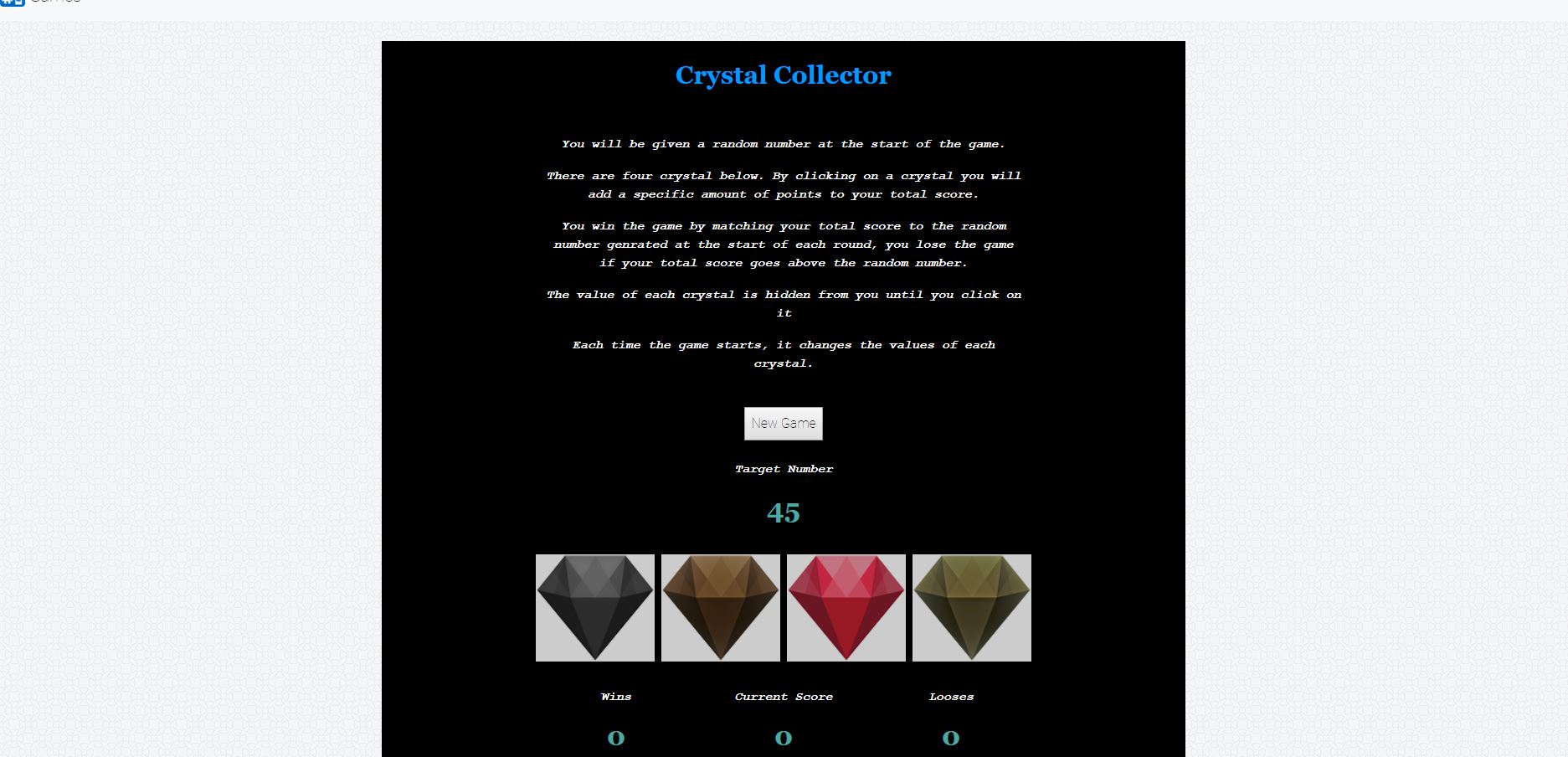 Crystal Collector